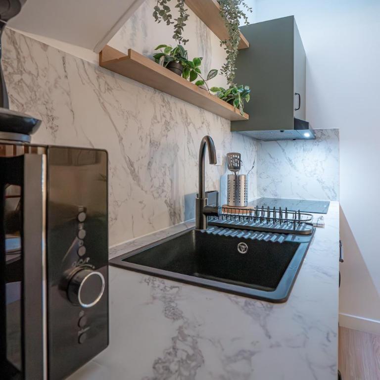 L écrin Vert Duplex cosy Hypercentre Rouen - One-Bedroom Apartment - 13