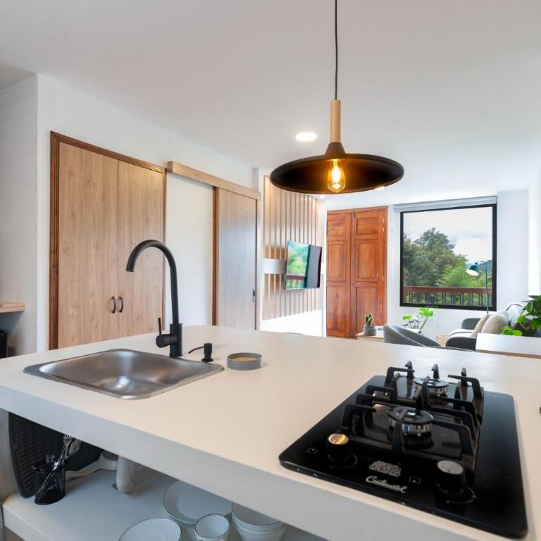 Amaru Suites Salento - Apartamentos con Jacuzzi y Vistas al Bosque - Deluxe One-Bedroom Apartment with Garden View - 7