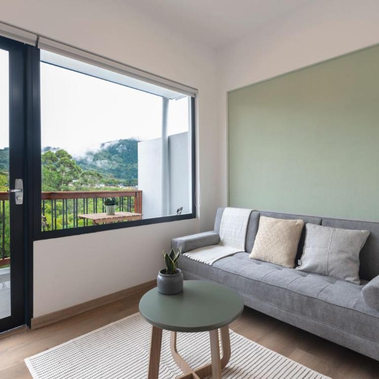Amaru Suites Salento - Apartamentos con Jacuzzi y Vistas al Bosque - Deluxe One-Bedroom Apartment with Garden View - 1