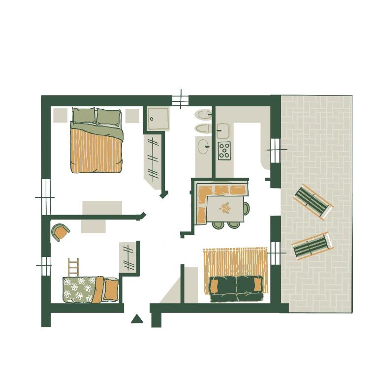 Appartamenti Piccolo Larice - Livigno - Apartamento Estándar de 2 dormitorios - 6