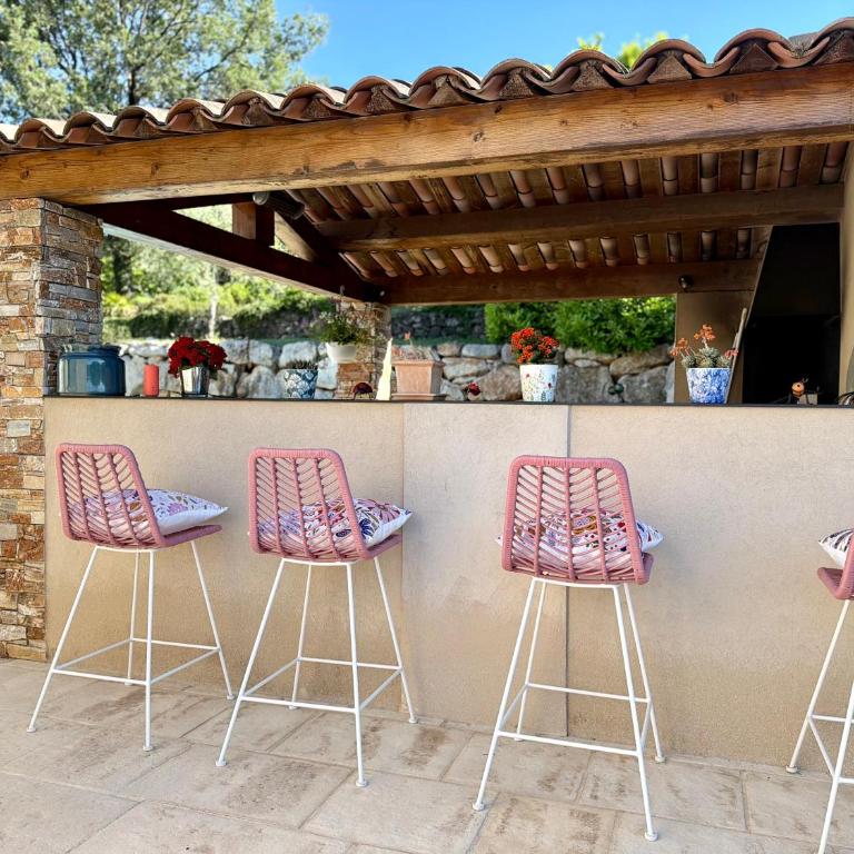 Jolie villa 3ch climatisée à proximité du village de Valbonne mecalineloc - Villa de 3 dormitorios - 16