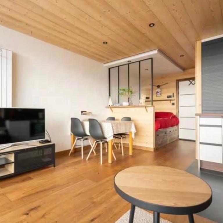 RÉNOVÉ CENTRE-VILLAGE LUMINEUX BALCON VUE Montagne - Appartamento con 1 Camera da Letto - 5