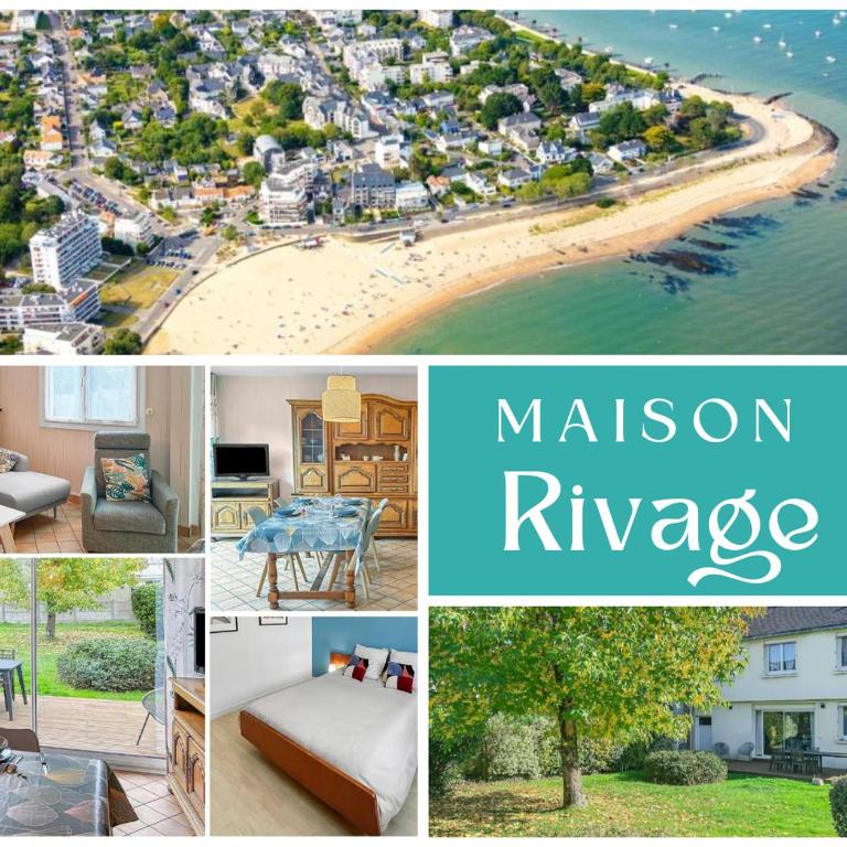 Maison Rivage - 5min Plage - Jardin & Terrasse - Charme Authentique - Parking et Wifi -Netflix - Maison 3 Chambres - 1