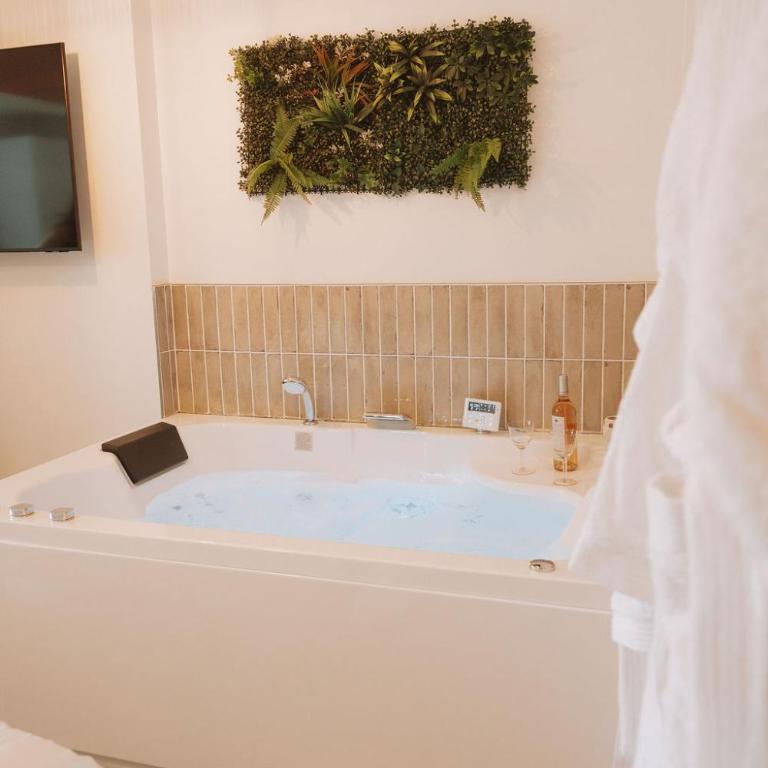 Appartement Suite Ananda, Spa Balnéo, vue lac, parking gratuit, cuisine tout équipée, wifi, refait à neuf tout confort, idéal pour une escapade détente - Apartamento de 1 dormitorio - 8