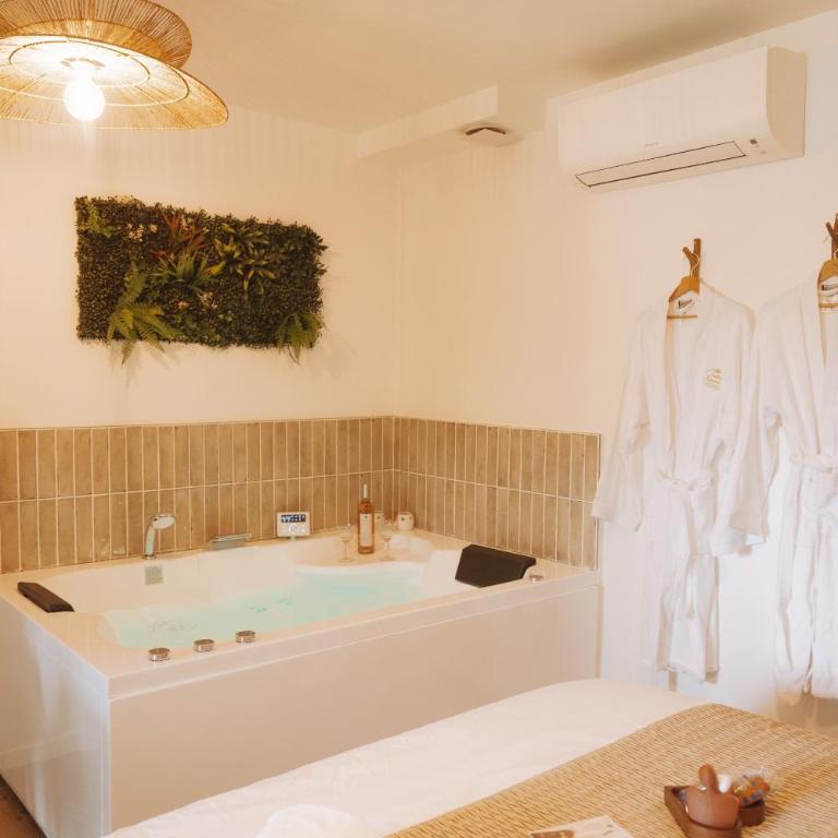 Appartement Suite Ananda, Spa Balnéo, vue lac, parking gratuit, cuisine tout équipée, wifi, refait à neuf tout confort, idéal pour une escapade détente - Apartamento de 1 dormitorio - 12