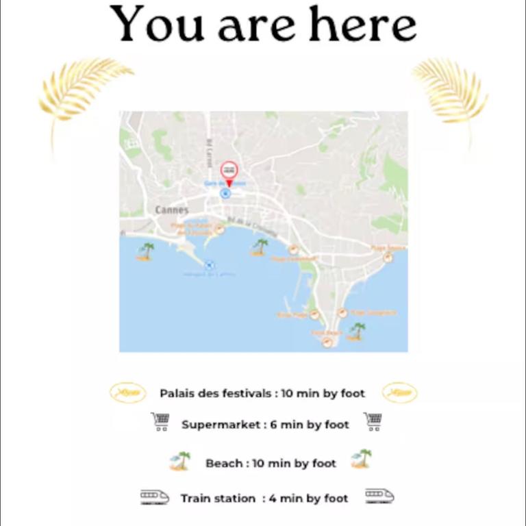 Cœur de Cannes Parking Privé 5 min croisette - Apartment mit 1 Schlafzimmer - 11