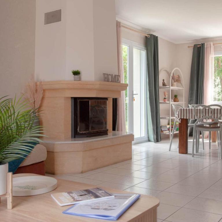 Villa Hawaï 8 à 12 pers Grand jardin et Plage à pied - Villa - 7