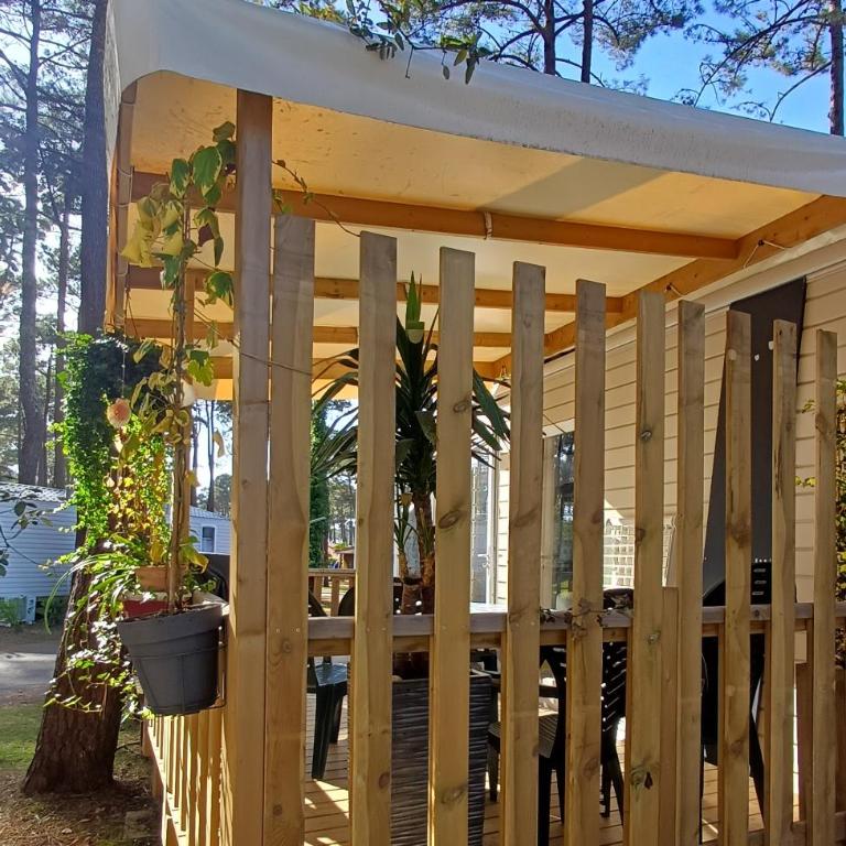 Mobil-home climatisé - Terrasse et portillon - proche océan - Casa Móvil - 6
