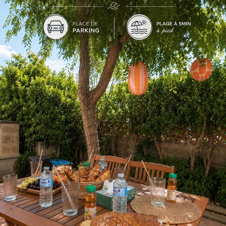 Le Cocon Méditerranéen - Plage à 5 min - Place de Parking - Barbecue - Terrasse - One-Bedroom Apartment - 1