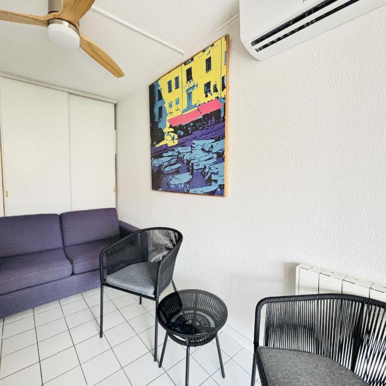 Studio cabine à Port Argelès avec loggia et parking privatif - FR-1-309-416 - Appartement - 6