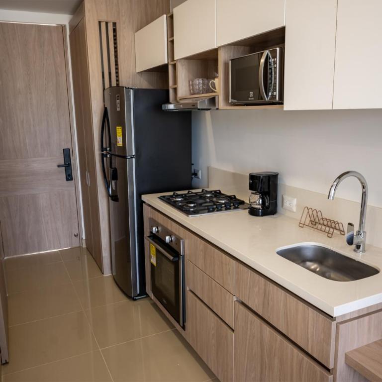 Reserva del mar 2 Apto nuevo y moderno en Rodadero con Rooftop Pool - Apartamento de 1 dormitorio - 5