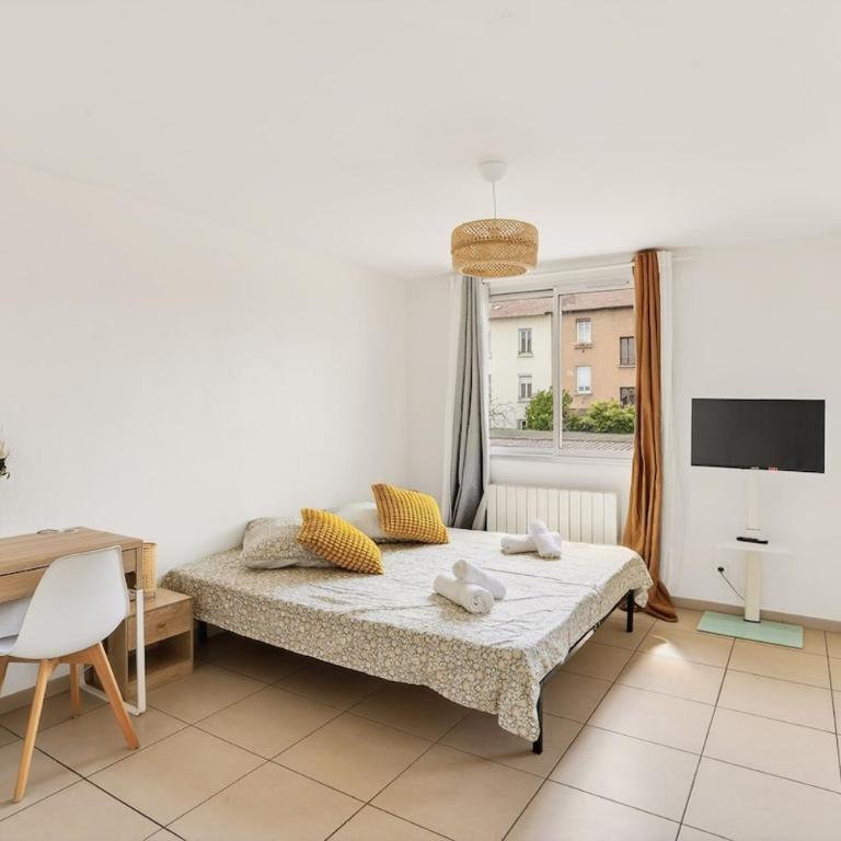 Cosy studio aux portes de Lyon - Accés direct Tram - Studio - 8