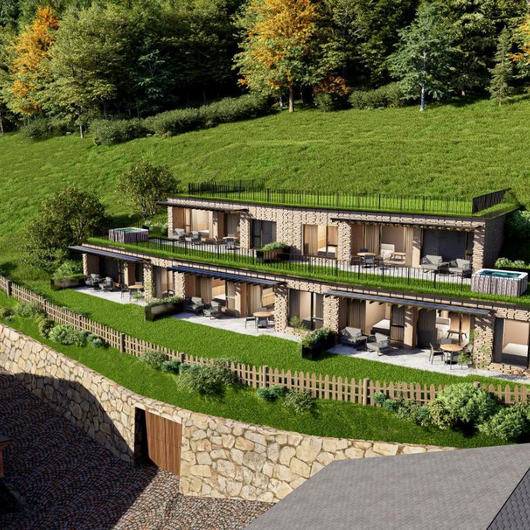 Pilgram Farm Lodges Dolomites - Apartment mit 2 Schlafzimmern und Terrasse - 1