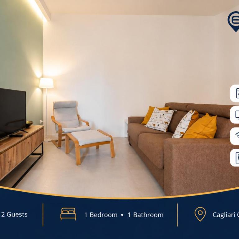 Sleek City Oasis - Appartamento con 1 Camera da Letto - 1