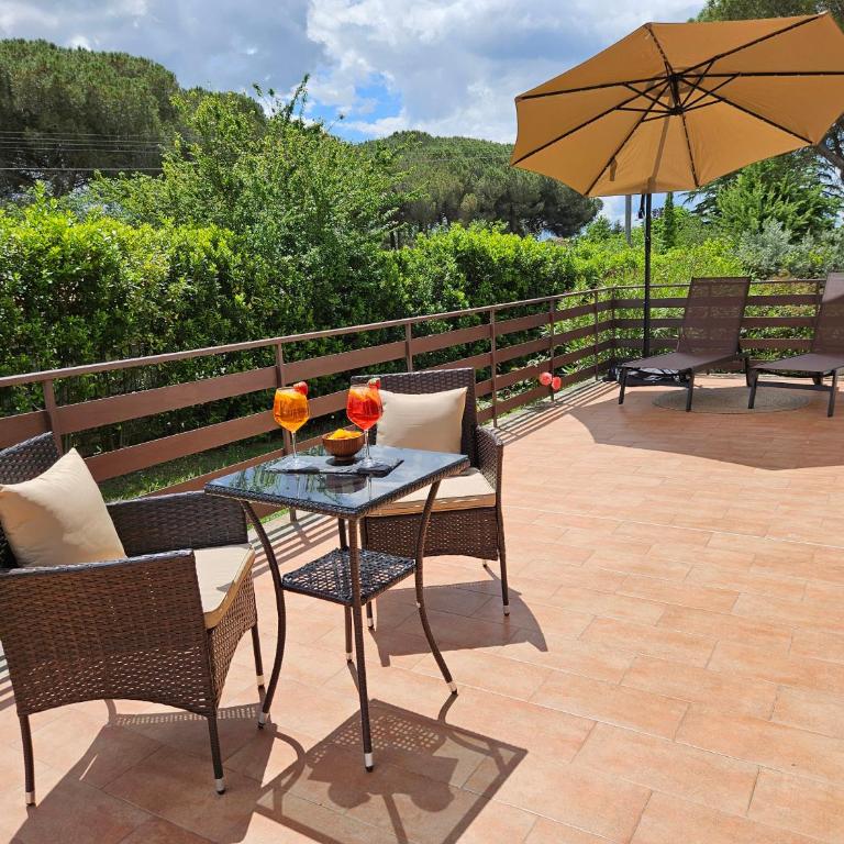 VILLABIANCA B&B Vicino Tuscia Terme - Habitación Doble con terraza - 5