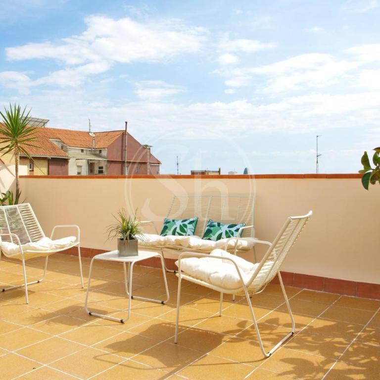 Cozy apartment with terrace & views Sagrada Familia - One-Bedroom Apartment - 12