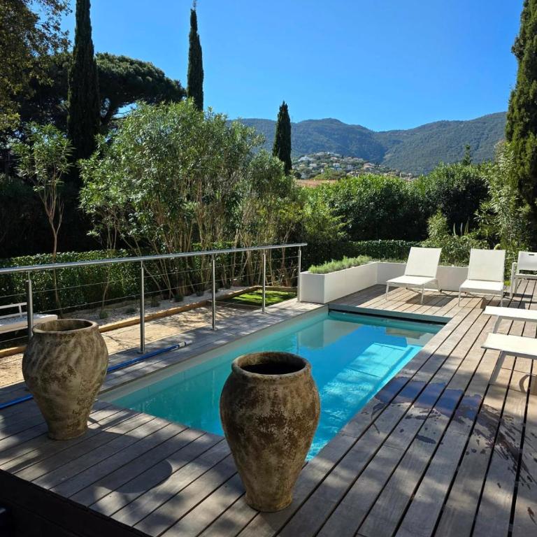 Esprit Villa - Appart luxe jardin et piscine 300m plage - Apartamento de 3 dormitorios con piscina privada - 1