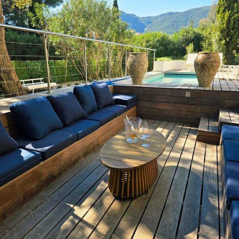 Esprit Villa - Appart luxe jardin et piscine 300m plage - Apartamento de 3 dormitorios con piscina privada - 3