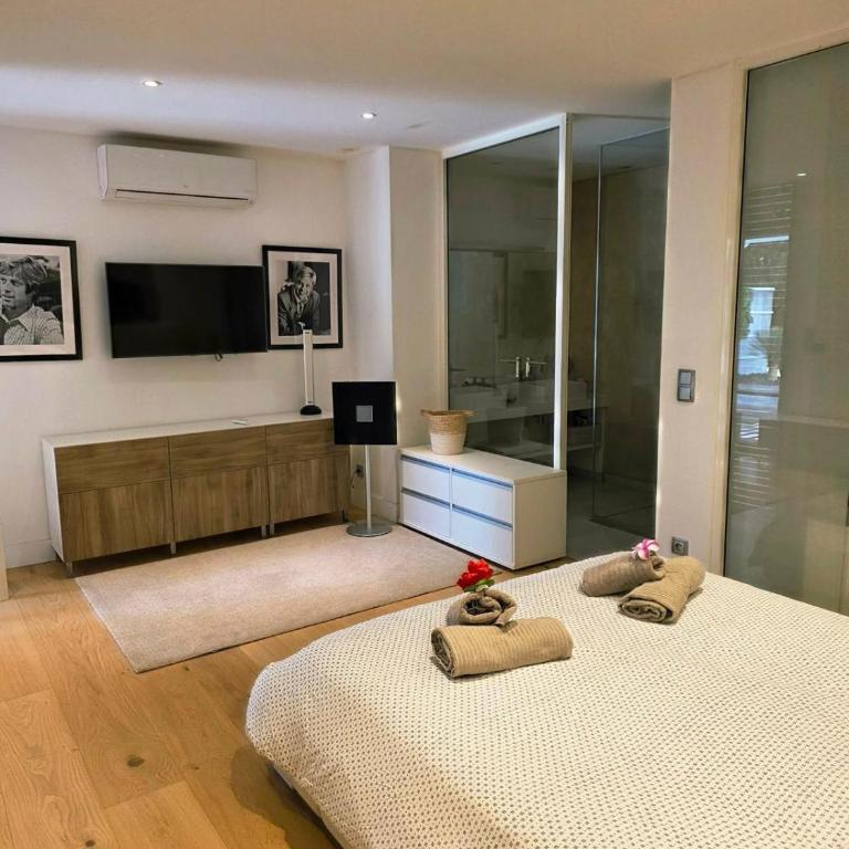 Esprit Villa - Appart luxe jardin et piscine 300m plage - Apartamento de 3 dormitorios con piscina privada - 17