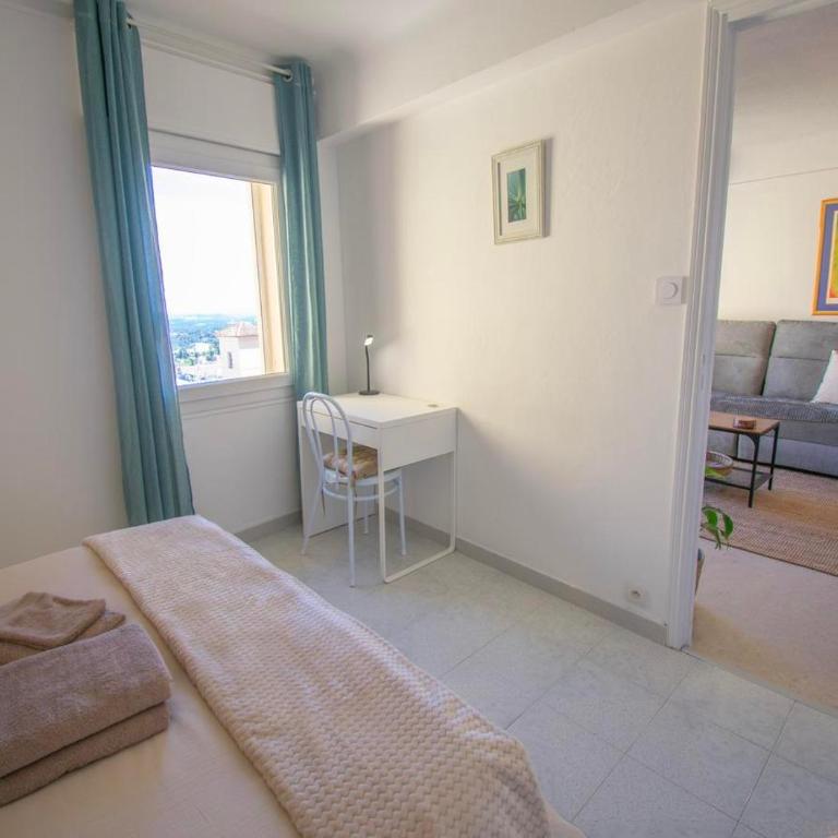 Grasse centre vue mer, clim, 2 pas des parfumeries - Appartement 2 Chambres - 19