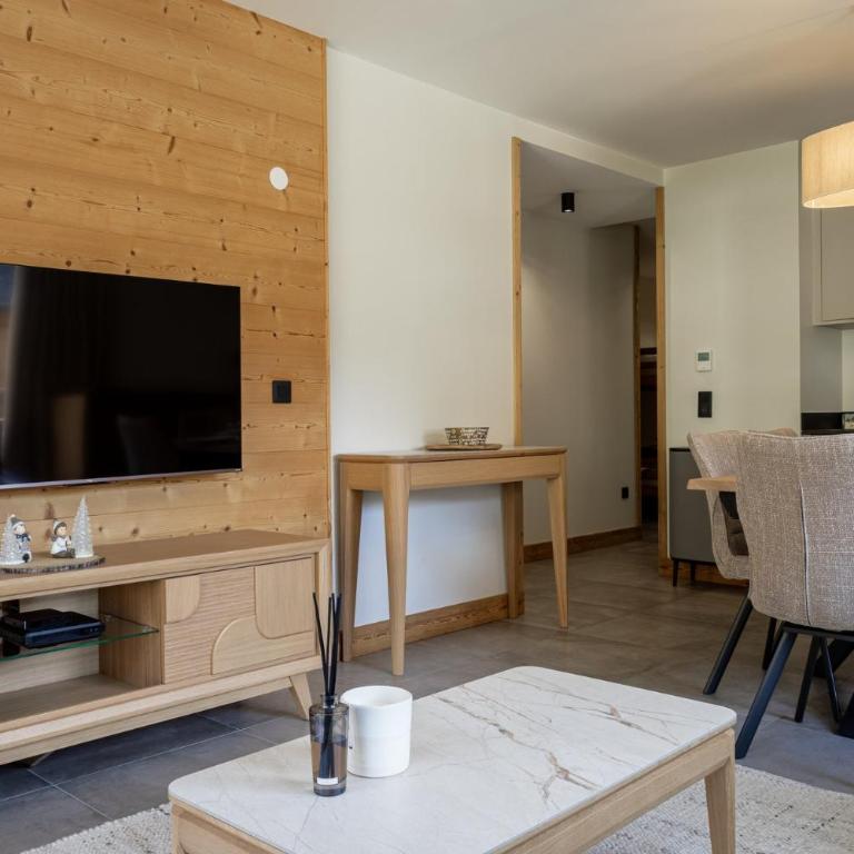 Montchavin - Appartement 6 pers, terrasse & vue montagne - Appartement avec Vue et Balcon - 25