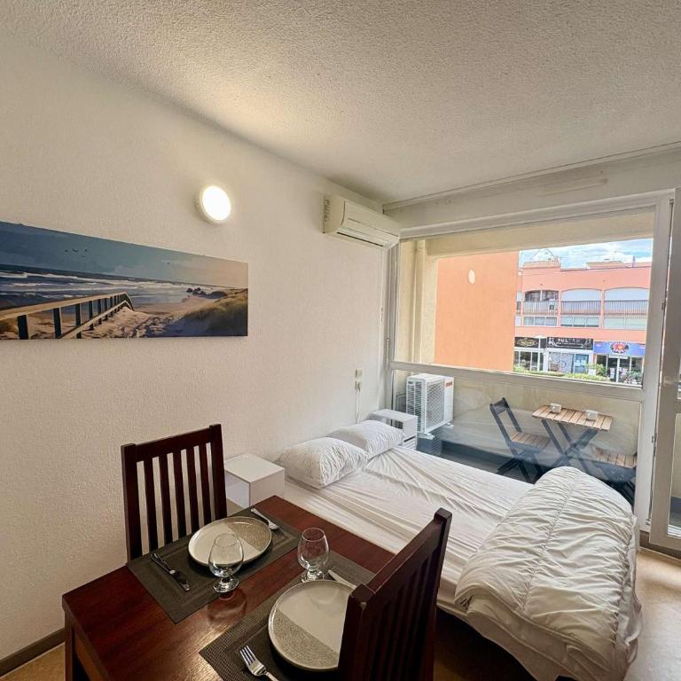 Appt Studio 2 couchages CAP D'AGDE CT495-104 - Studio Apartment with Balcony - 1