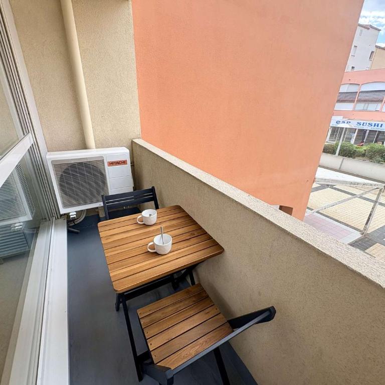 Appt Studio 2 couchages CAP D'AGDE CT495-104 - Studio Apartment with Balcony - 2