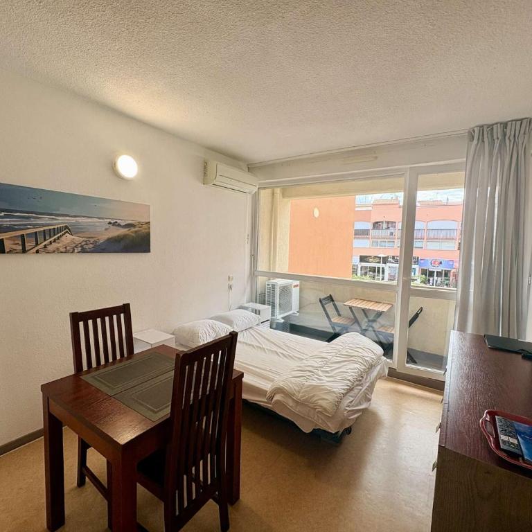 Appt Studio 2 couchages CAP D'AGDE CT495-104 - Studio Apartment with Balcony - 10