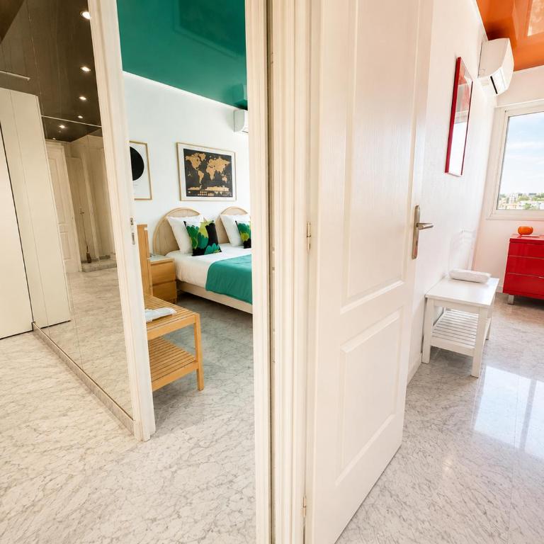 Penthouse - panoramic sea-view rooftop, Port Vauban - Apartment mit Meerblick - 15