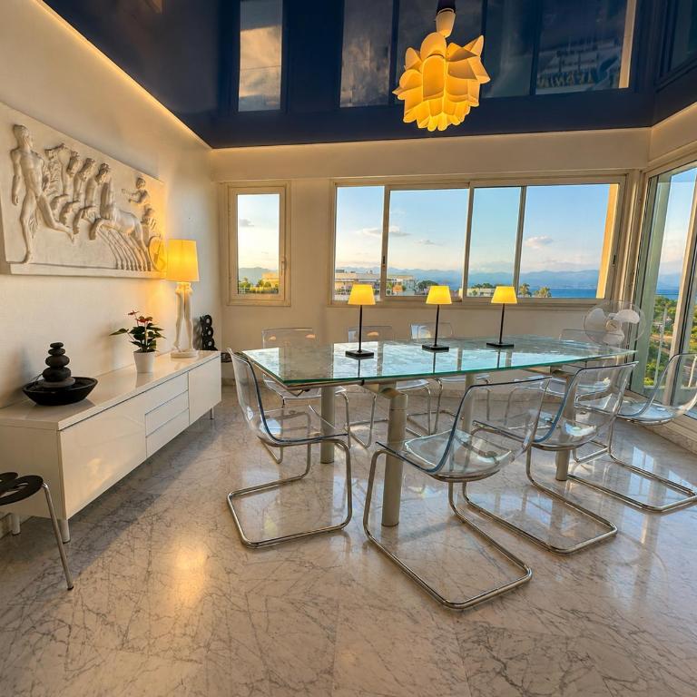 Penthouse - panoramic sea-view rooftop, Port Vauban - Apartment mit Meerblick - 19