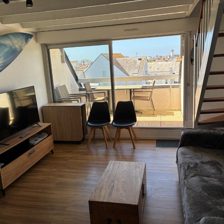 Duplex hyper centre Grande Plage de Quiberon - Appartement 1 Chambre - 3