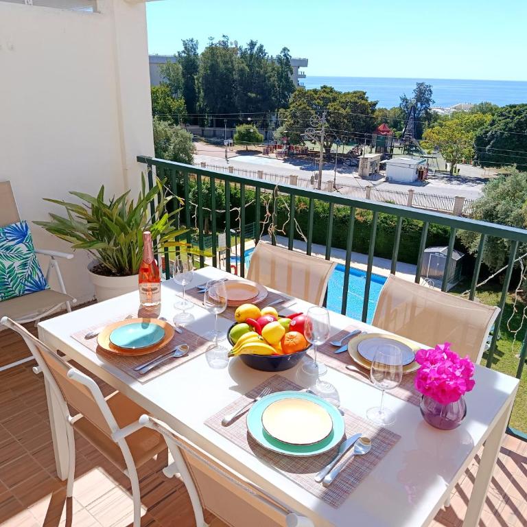 Lovely 3 bedroom duplex with pool & great sea view - Apartamento de 3 dormitorios - 1