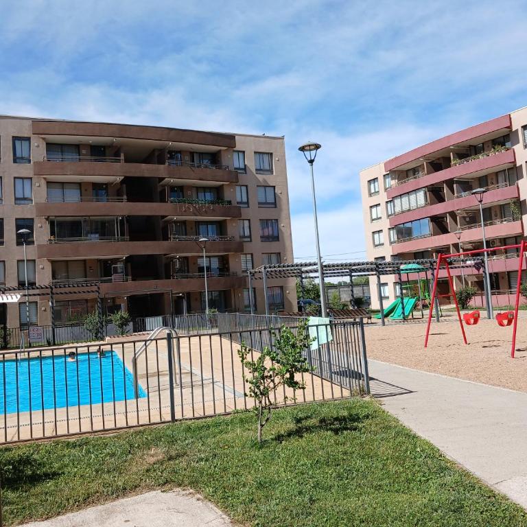 Depto familiar cerca Ruta 5 , Wi-Fi y estacionamiento - Apartamento de 2 dormitorios - 15