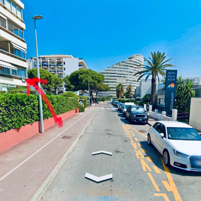 Studio Front de Mer - Vue Panoramique - Parking Privé - Clim & Plage - Studio mit Meerblick - 32