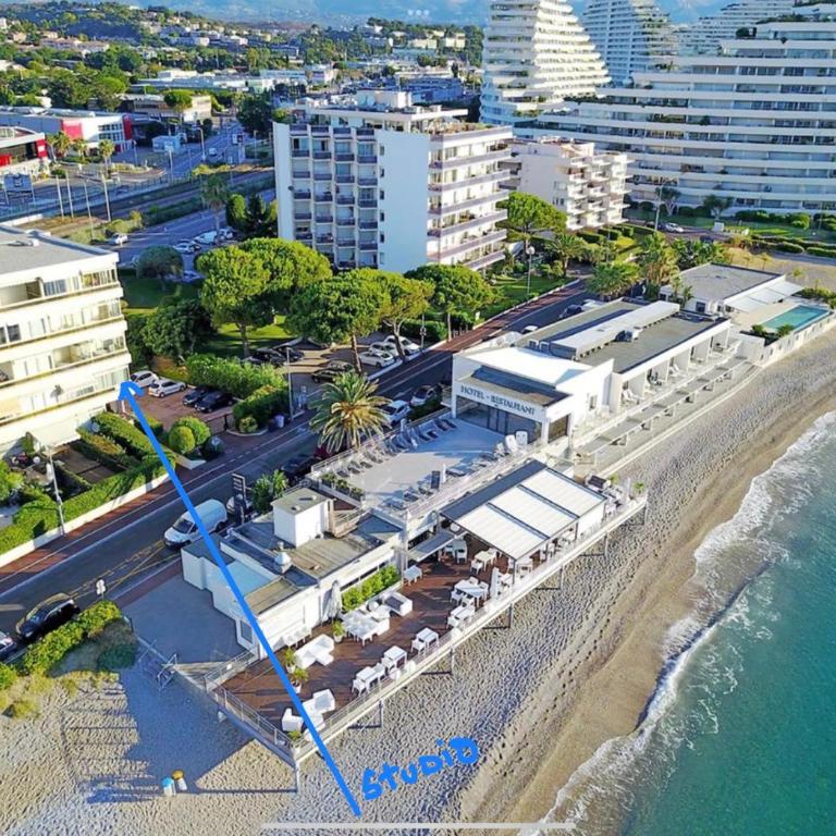 Studio Front de Mer - Vue Panoramique - Parking Privé - Clim & Plage - Studio mit Meerblick - 34