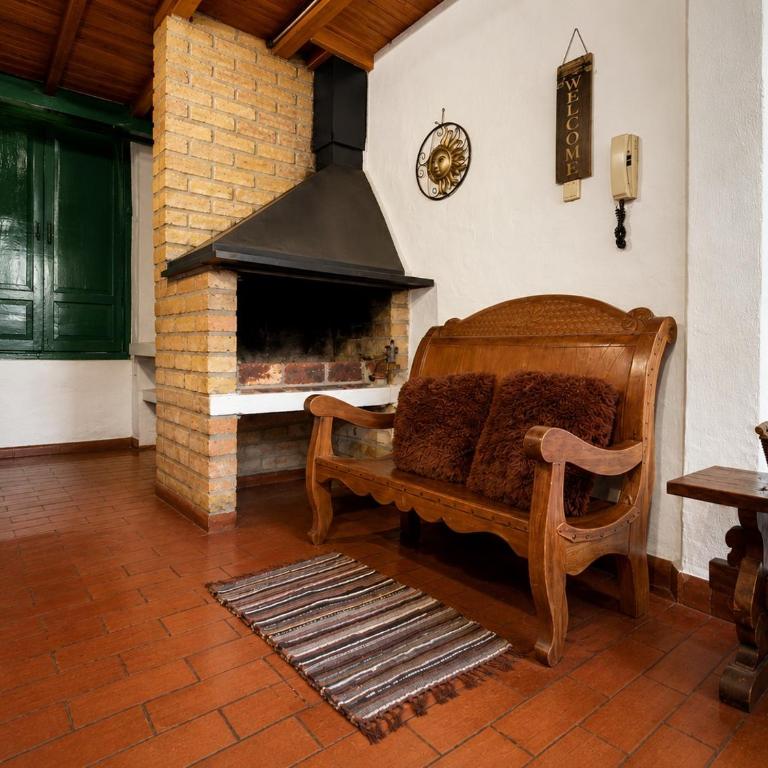 CA15 Cabaña rústica con chimenea en La Candelaria - One-Bedroom House - 12