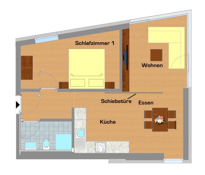 Aparthotel Bergkristall - Apartamento de 1 dormitorio - 13