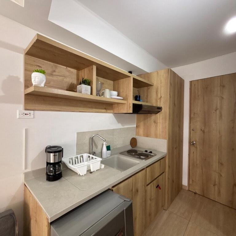 Tourism - Kitchen - 24hour security - 5 min to universities - Apartamento de 1 dormitorio - 9