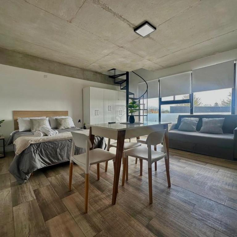 Monoambiente con terraza privada y cochera en Pinamar - Apartamento de 1 dormitorio - 1
