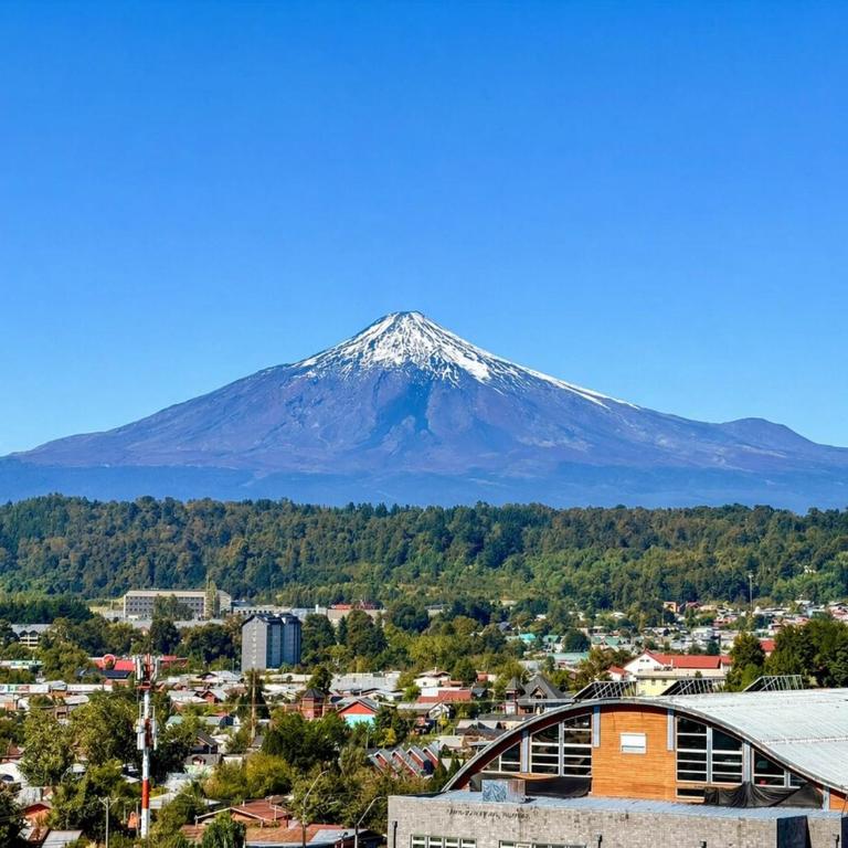 Departamento Villarrica Vista al Volcán y Piscina - Apartamento de 2 dormitorios con vistas a la montaña - 9