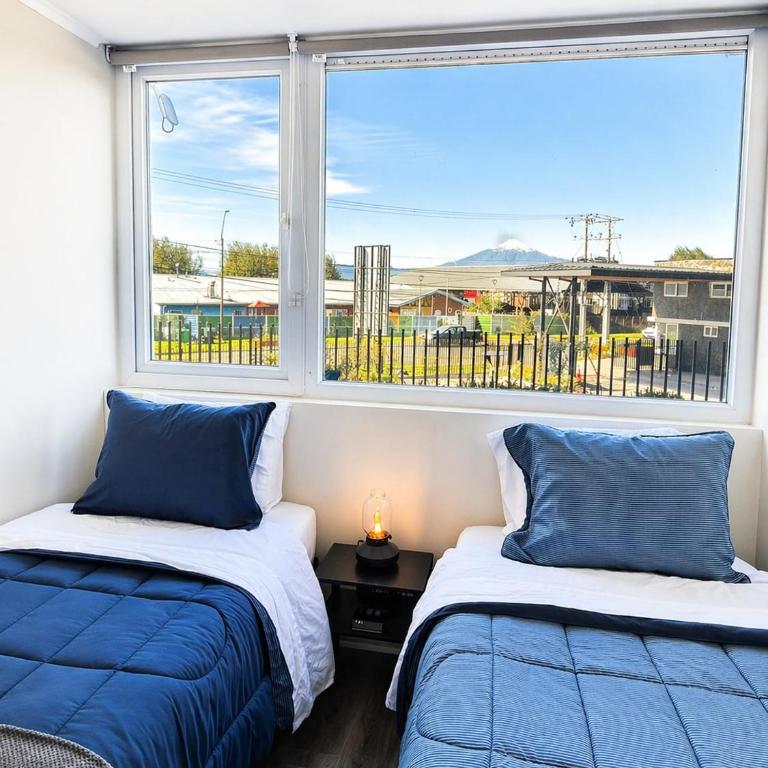 Departamento Villarrica Vista al Volcán y Piscina - Apartamento de 2 dormitorios con vistas a la montaña - 18