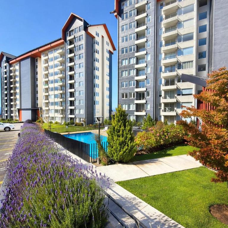 Departamento Villarrica Vista al Volcán y Piscina - Apartamento de 2 dormitorios con vistas a la montaña - 27