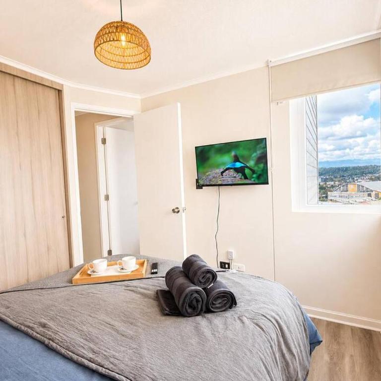 Condominio Mirador al Volcan Depto 3D Premium con Vista al Volcan y Piscina - Apartamento - 5