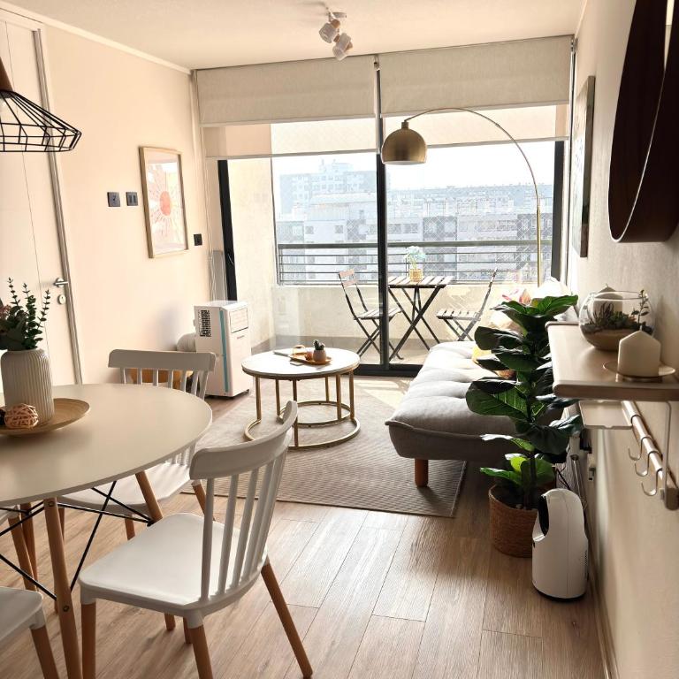 Hermoso Depto en Ñuñoa 1D 1B, Gran Vista - One-Bedroom Apartment - 1