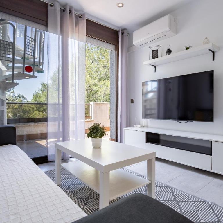 Barbacoa + vistas al mar + playa + piscina. - Apartamento de 1 dormitorio - 3