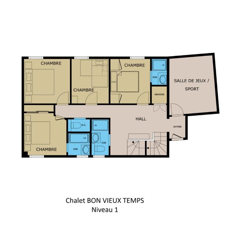 Chalet 4★, 15 pers, La Clusaz, sauna, centre village, 7 chambres - FR-1-304-177 - Chalet (13 Adultes) - 5
