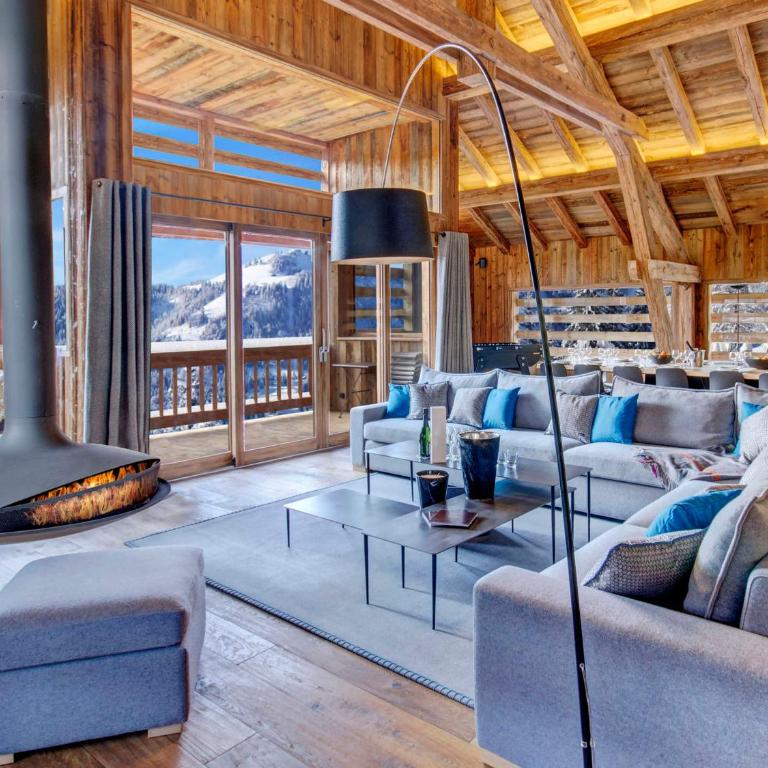 Chalet 5★, 15 pers, piscine intérieure, vue montagnes, 7 ch, terrasse, animaux acceptés - FR-1-304-299 - Chalet - 26