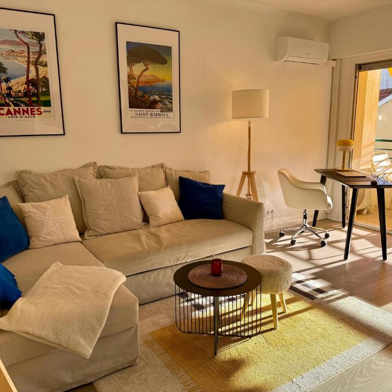 Le Clairfontaine - Stylish city-centre accommodation in Cannes - Sea view - Perfect for work and relaxation - 10 min walking distance of Palais des festivals and beaches - Apartment mit 1 Schlafzimmer - Meerseite - 1
