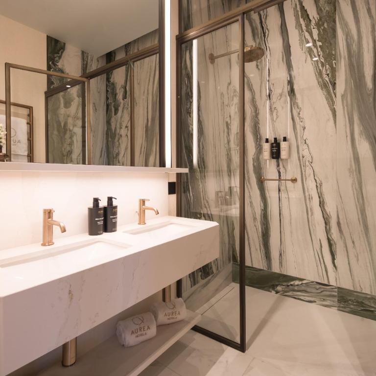 Áurea Palacio de la Tinta by Eurostars Hotel Company - Habitación Doble Deluxe con sofá cama - 7