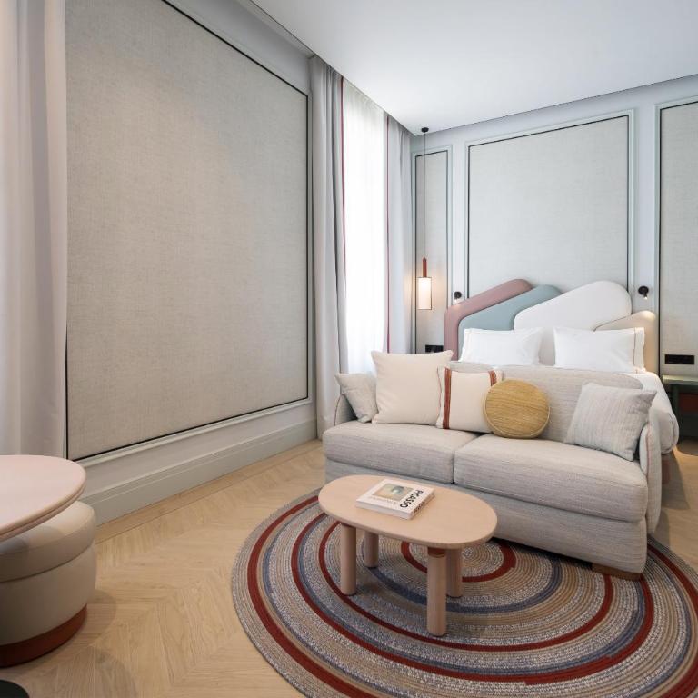 Áurea Palacio de la Tinta by Eurostars Hotel Company - Habitación Doble Deluxe con sofá cama - 8